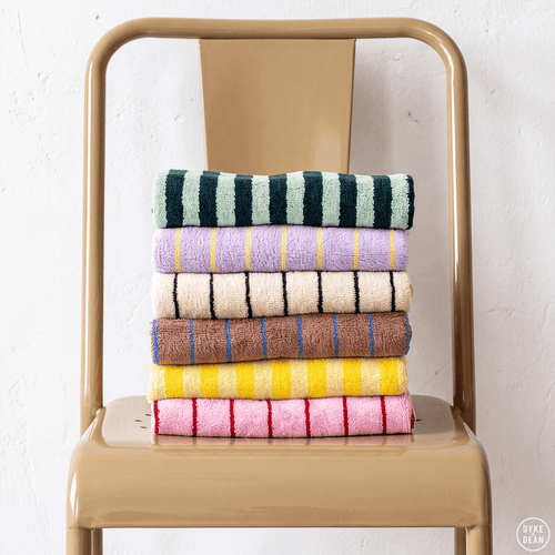 NARAM BATH TOWELS BABY PINK & SKI PATROL - DYKE & DEAN