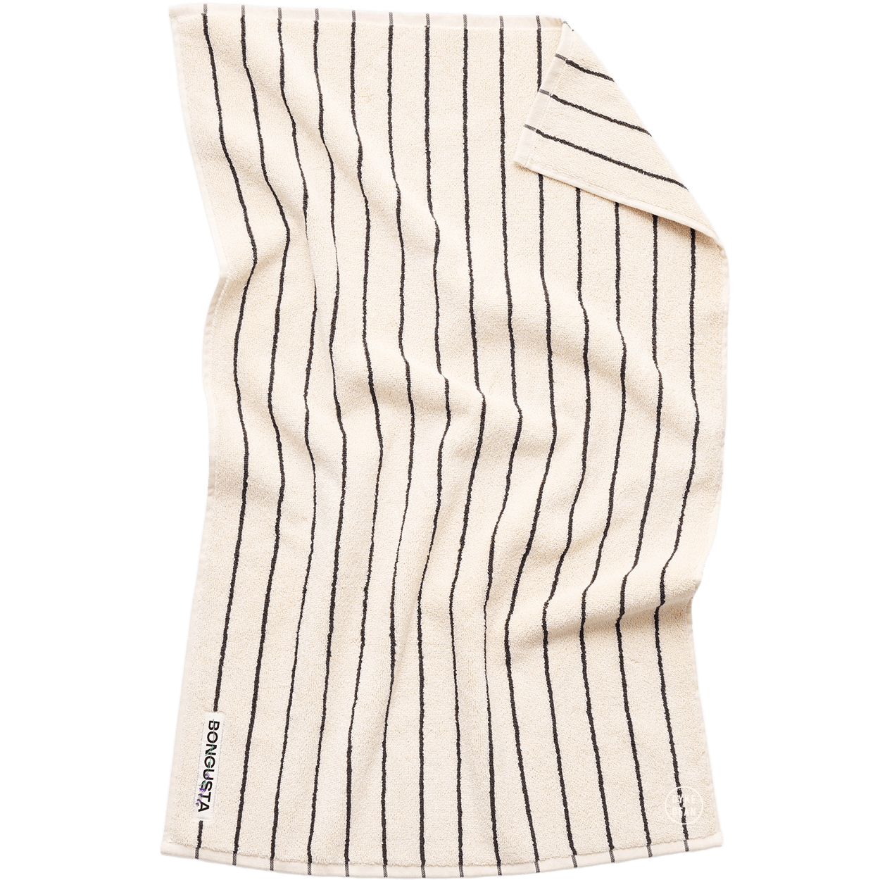 NARAM BATH TOWELS CREAM & INK - DYKE & DEAN