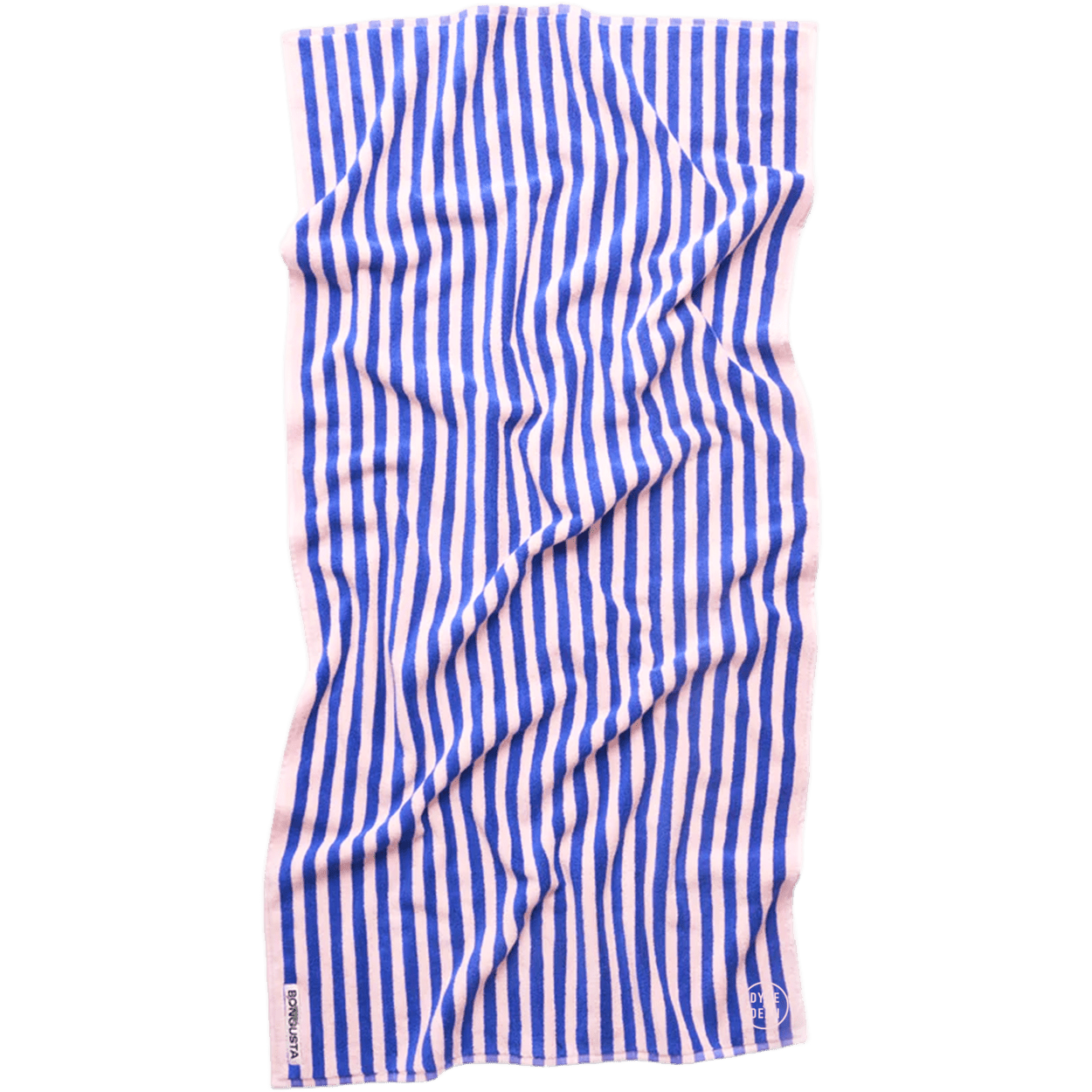 NARAM BATH TOWELS DAZZLING BLUE & ROSE - DYKE & DEAN