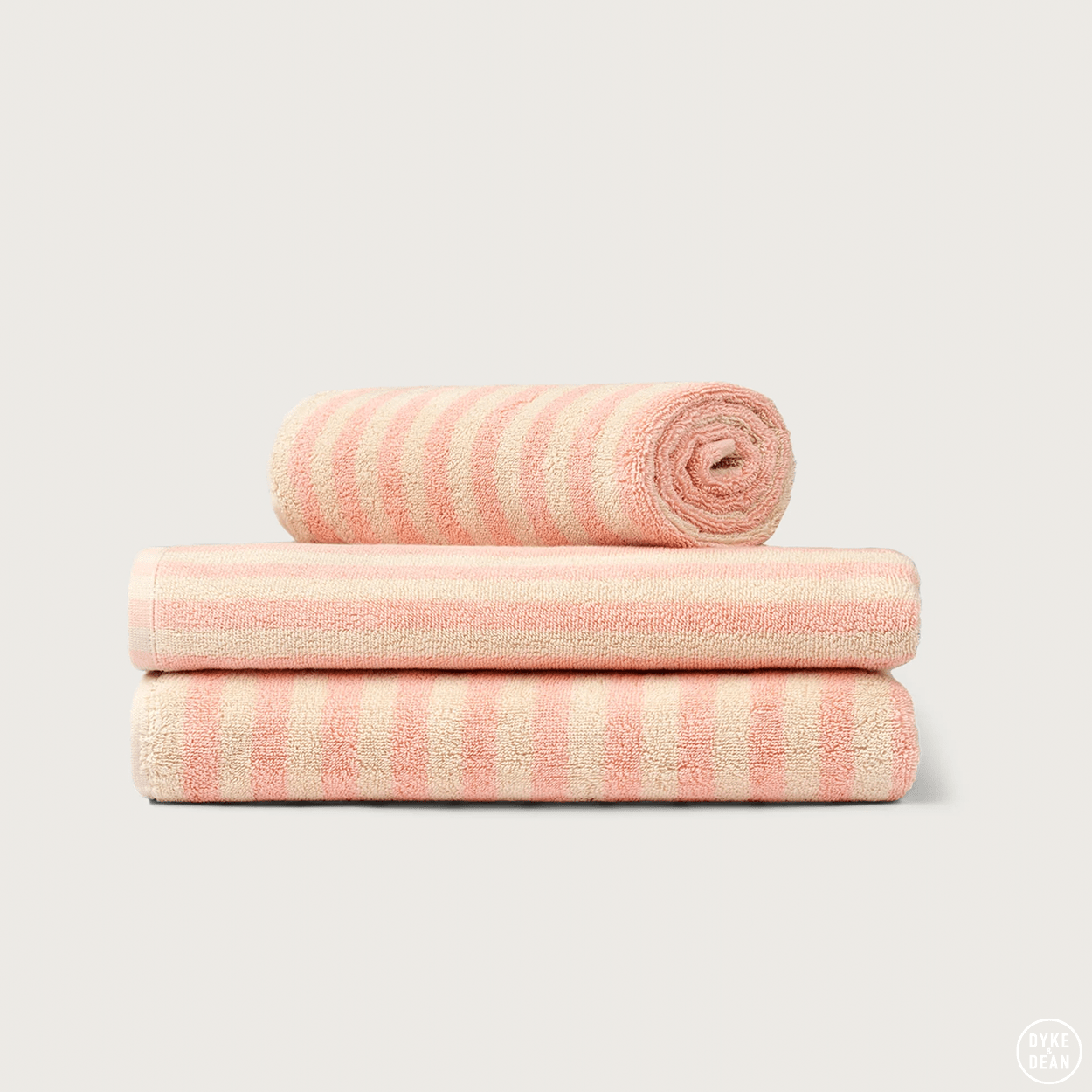 NARAM BATH TOWELS TROPICAL & CREME - DYKE & DEAN