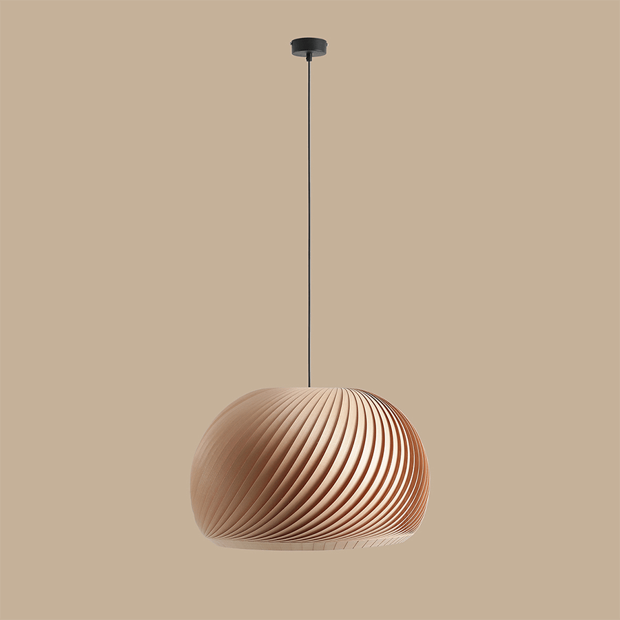 NATURE BEECH WOOD PENDANT LIGHT XL - DYKE & DEAN