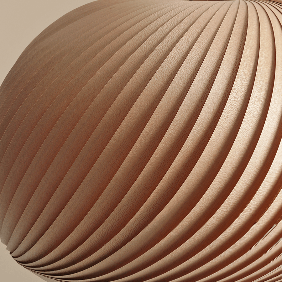 NATURE BEECH WOOD PENDANT LIGHT XL - DYKE & DEAN