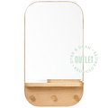 OAK SILENT BUTLER MIRROR OUTLET - DYKE & DEAN
