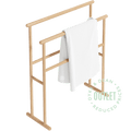 OAK YOKU FREESTANDING TOWEL RAIL OUTLET - DYKE & DEAN