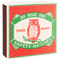 OH WISE ONE LUXURY SAFETY MATCHES - DYKE & DEAN