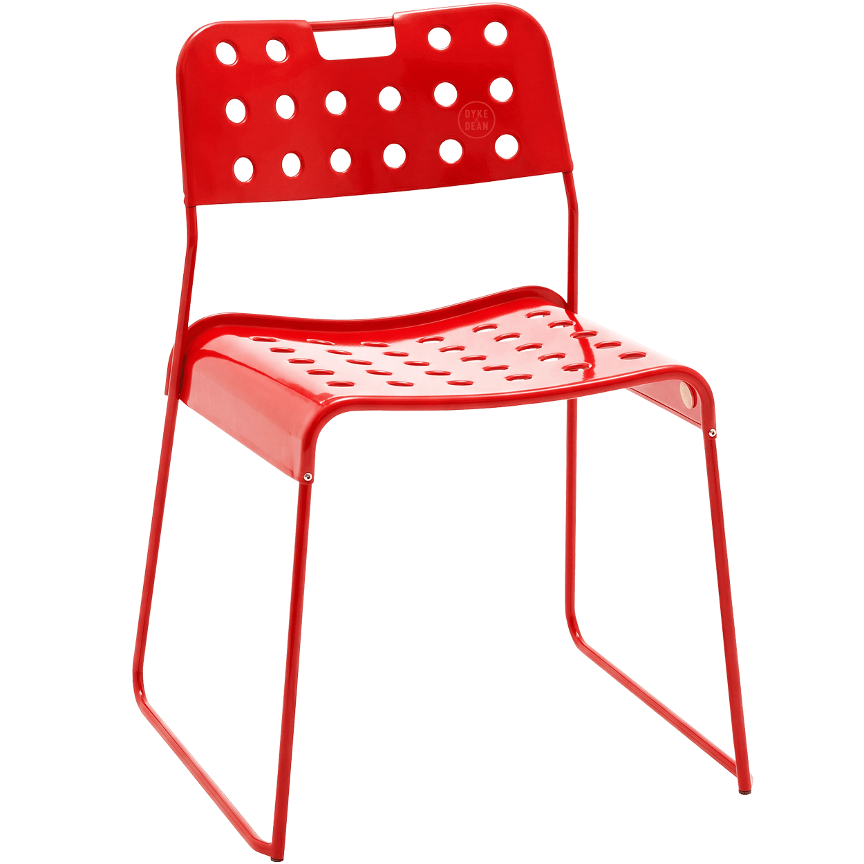 OMKSTAK. 1965 CHAIR TRAFFIC RED - DYKE & DEAN