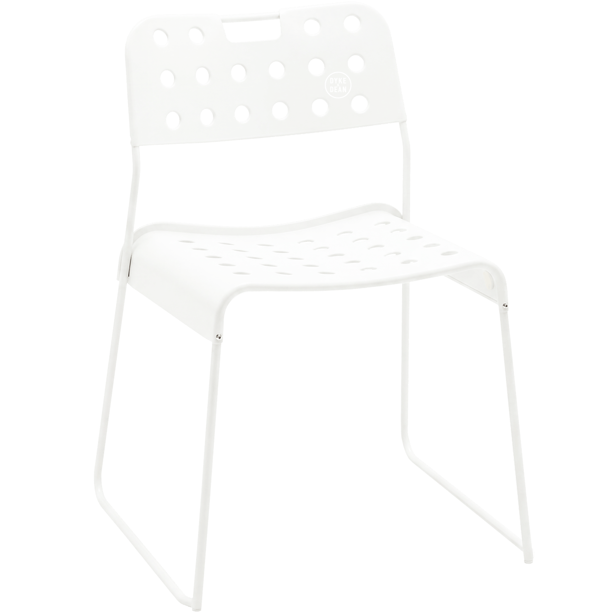 OMKSTAK. 1965 CHAIR WHITE - DYKE & DEAN