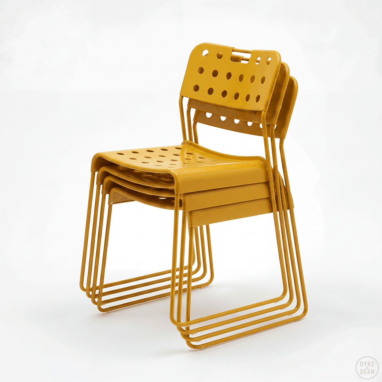 OMKSTAK. 1965 CHAIR YELLOW - DYKE & DEAN