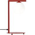 OPAL GLASS TABLE LIGHT RED - DYKE & DEAN