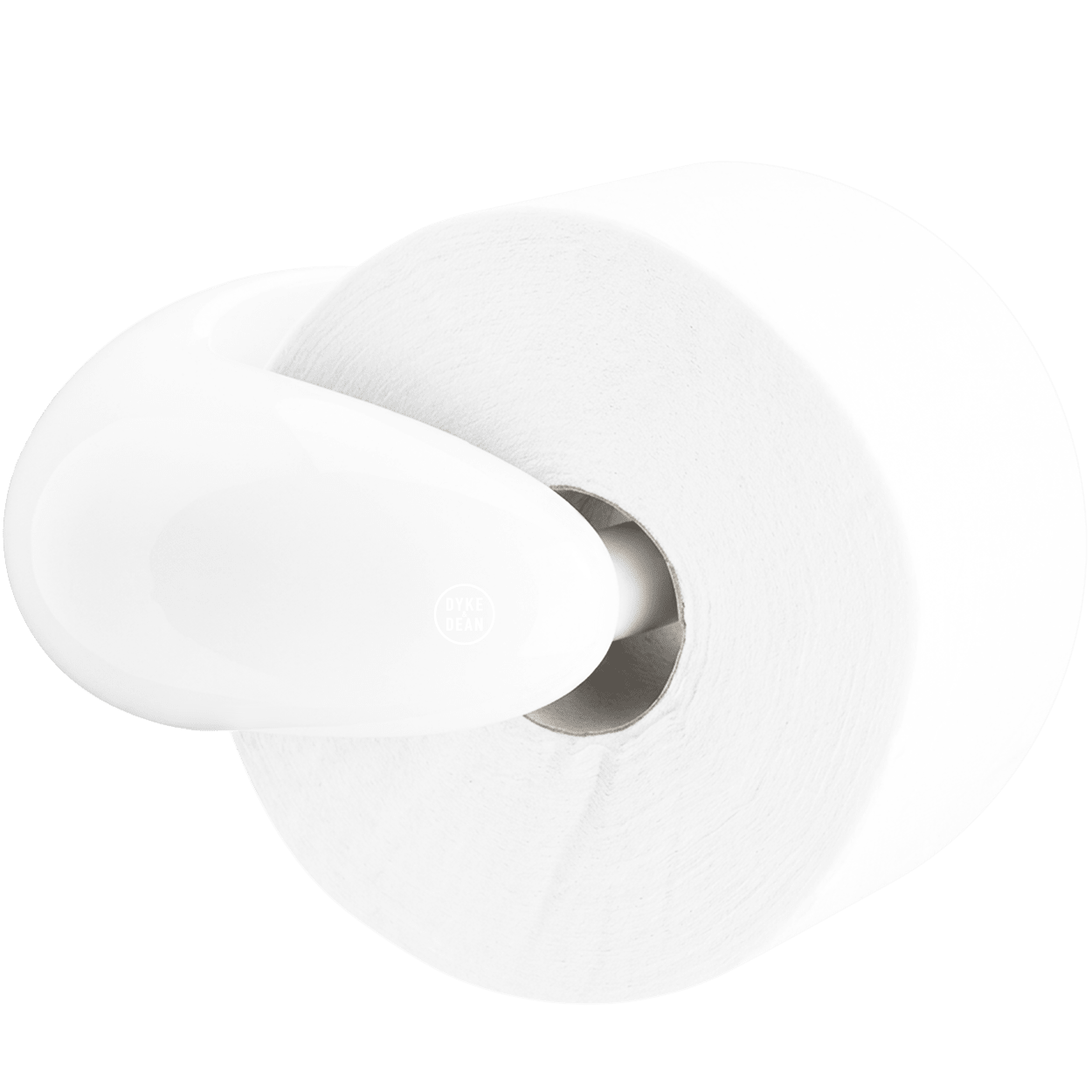 OPEN PORCELAIN TOILET PAPER HOLDER - DYKE & DEAN