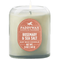 PADDYWAX VISTA DENIM BLUE GLASS CANDLE ROSEMARY & SEA SALT - DYKE & DEAN