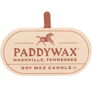 PADDYWAX VISTA LARGE AMBER GLASS CANDLE TOBACCO & PATCHOULI - DYKE & DEAN