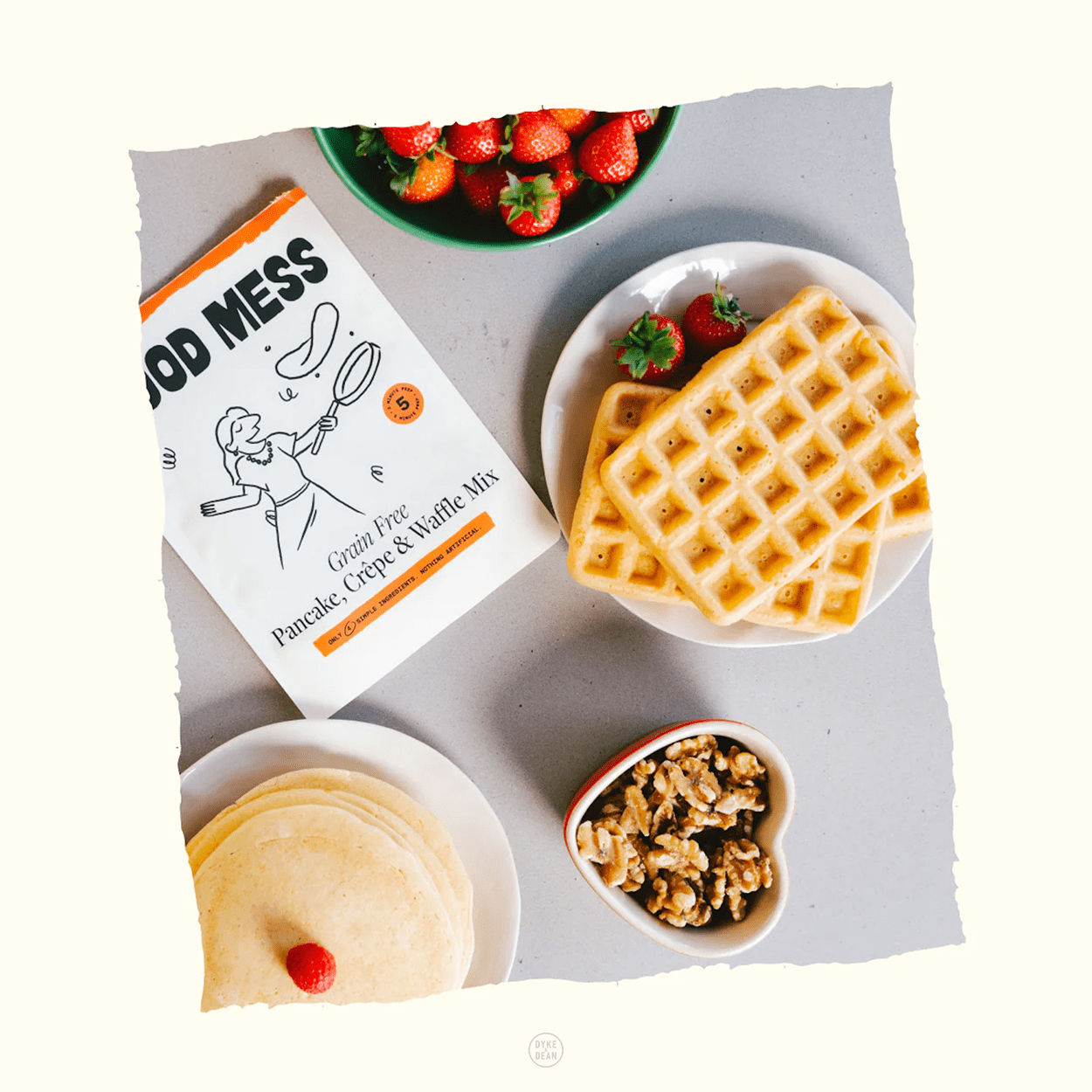 PANCAKE, CREPE & WAFFLE MIX - DYKE & DEAN