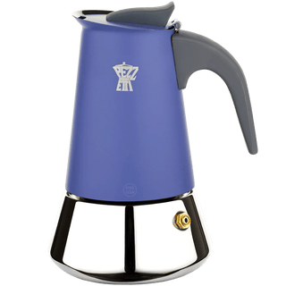 PEZZETTI 4 CUP COFFEE MAKER INDUCTION HOB INDIGO BLUE - DYKE & DEAN
