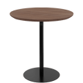PIAZZA SIDE TABLE 40 WALNUT BLACK - DYKE & DEAN