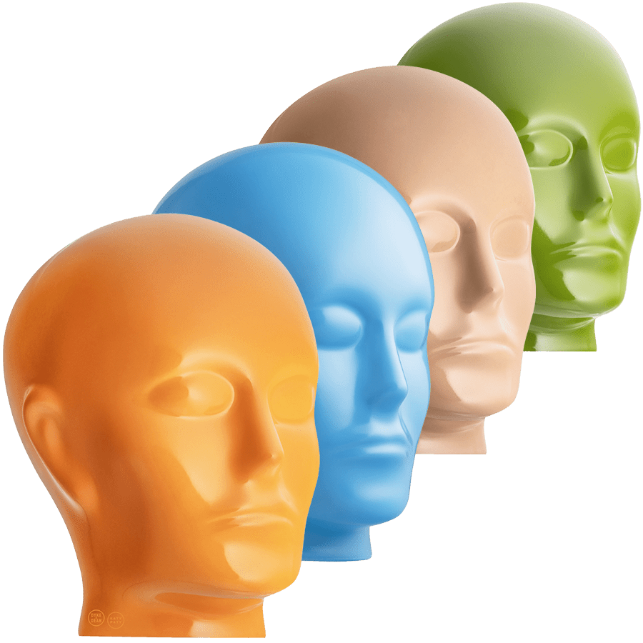 PORCELAIN CERAMIC HEAD - DYKE & DEAN