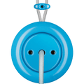 PORCELAIN KATY PATY COLONA ROUND SURFACE MOUNTED CABLE GLAND SOCKET AZURE - DYKE & DEAN