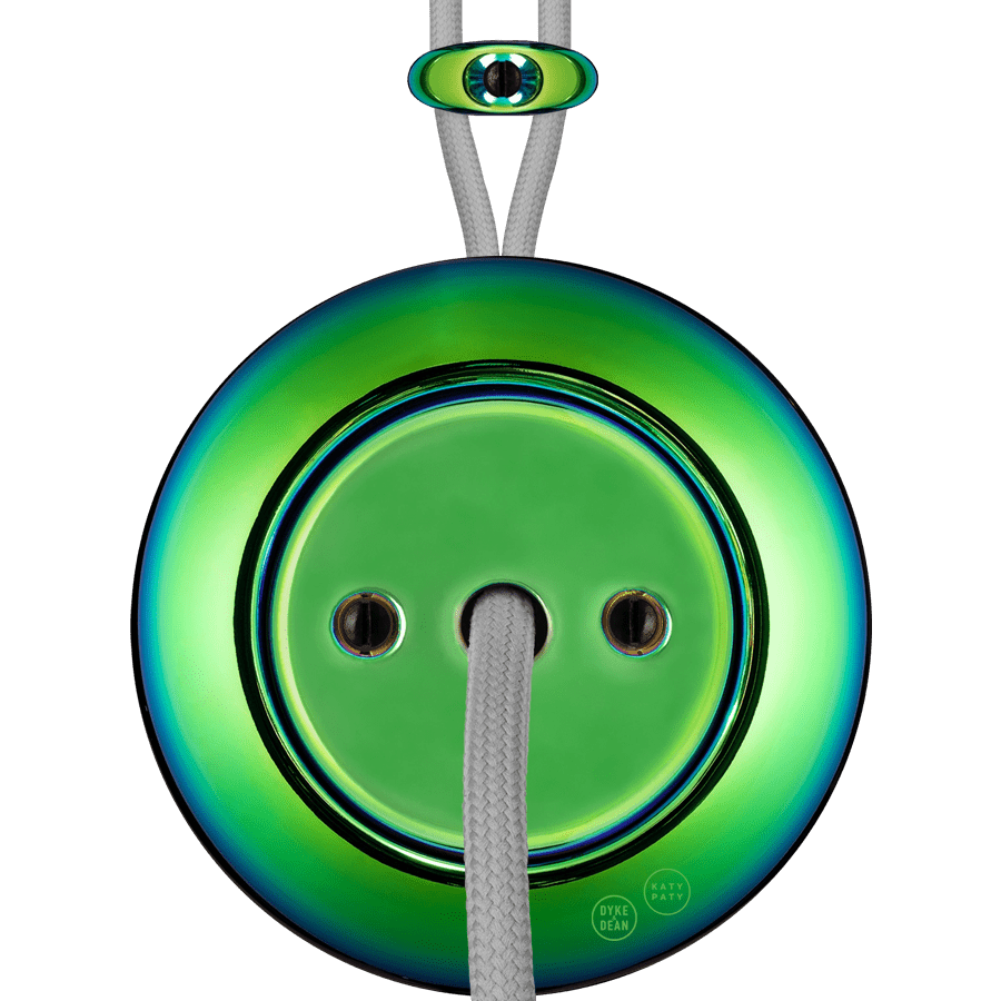 PORCELAIN KATY PATY COLONA ROUND SURFACE MOUNTED CABLE GLAND SOCKET CHLOREDO - DYKE & DEAN