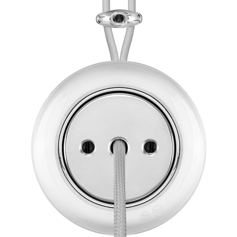Cable Socket Round PORCELAIN KATY PATY COLONA ROUND SURFACE MOUNTED CABLE GLAND SOCKET ...