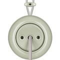 PORCELAIN KATY PATY COLONA ROUND SURFACE MOUNTED CABLE GLAND SOCKET GREY GREEN - DYKE & DEAN
