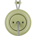 PORCELAIN KATY PATY COLONA ROUND SURFACE MOUNTED CABLE GLAND SOCKET MOSS GREEN - DYKE & DEAN