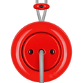 PORCELAIN KATY PATY COLONA ROUND SURFACE MOUNTED CABLE GLAND SOCKET RED - DYKE & DEAN