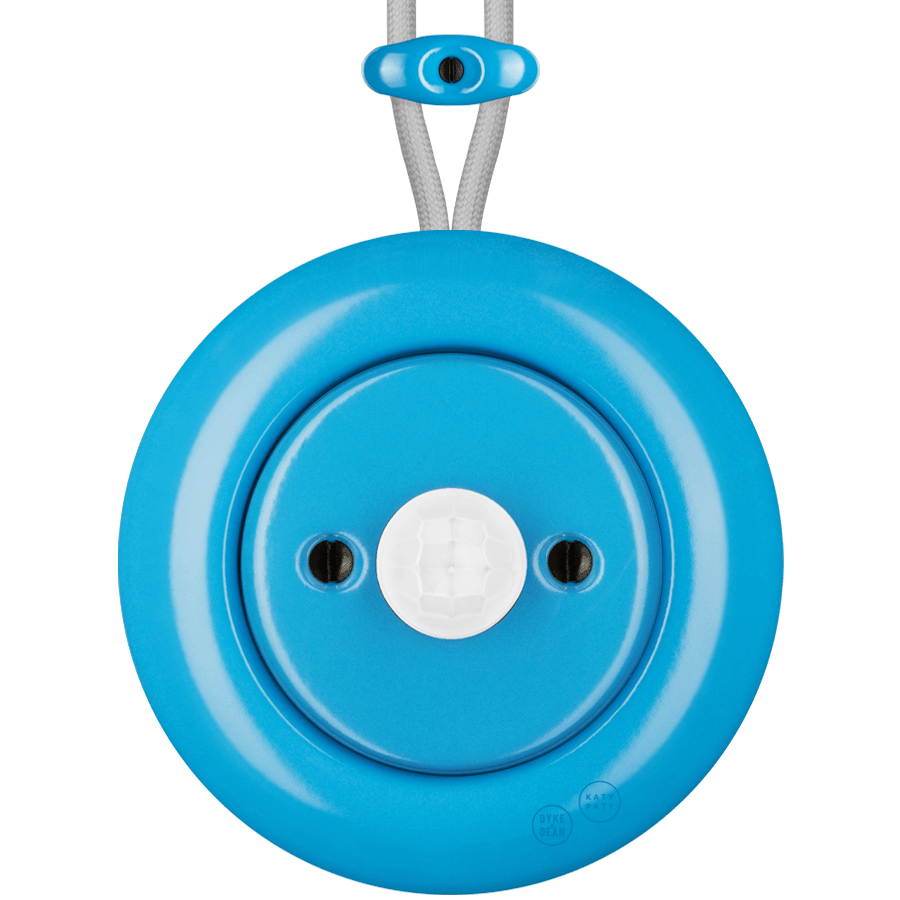 PORCELAIN KATY PATY COLONA ROUND SURFACE MOUNTED MOTION SENSOR AZURE - DYKE & DEAN