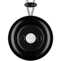 PORCELAIN KATY PATY COLONA ROUND SURFACE MOUNTED MOTION SENSOR MATTE BLACK - DYKE & DEAN