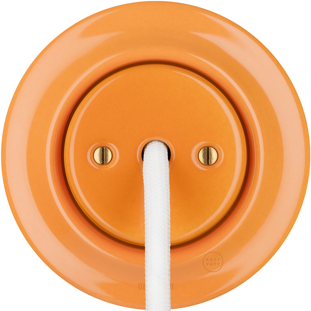 PORCELAIN WALL CABLE GLAND SOCKET CARROT - DYKE & DEAN