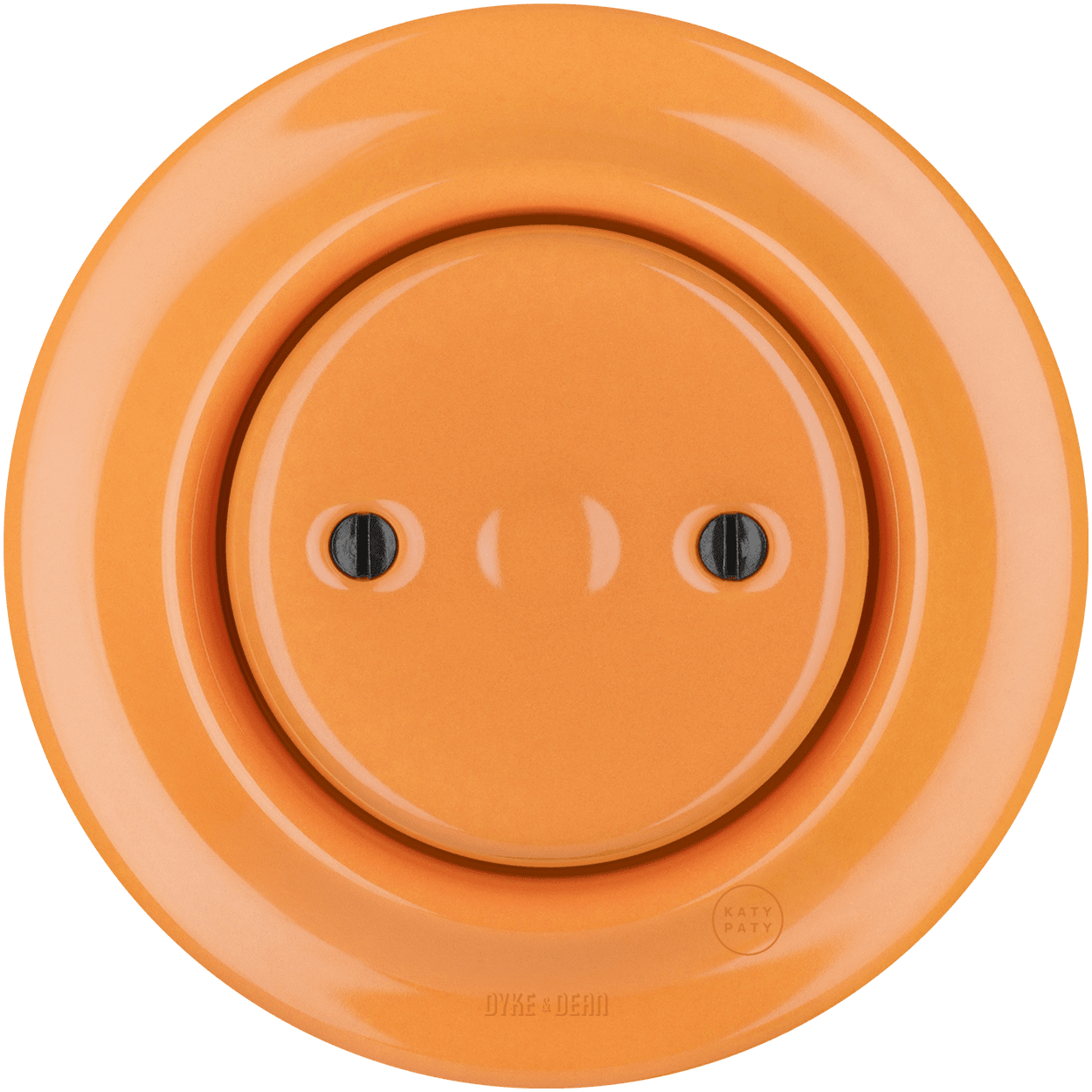 PORCELAIN WALL END PLUG SOCKET CARROT - DYKE & DEAN