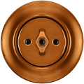 PORCELAIN WALL LIGHT SWITCH BRONZE ROTARY - DYKE & DEAN