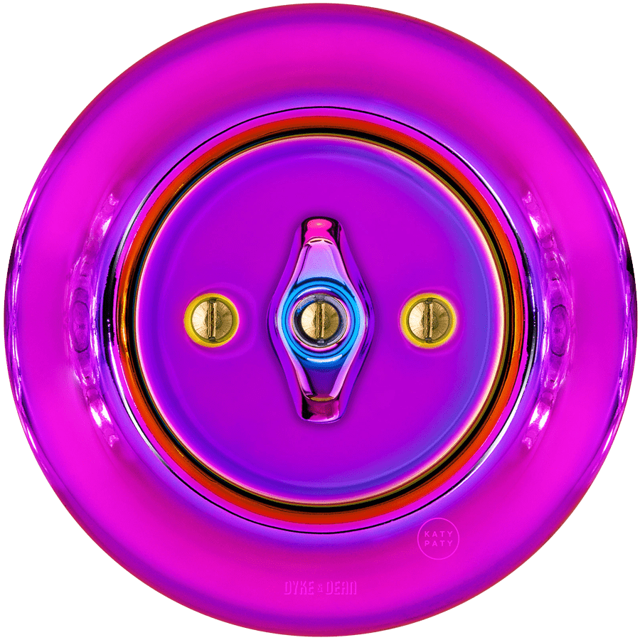 PORCELAIN WALL LIGHT SWITCH ROTARY VIOLEDO DYKE DEAN porcelain-wall-light-switch-rotary-violedo-dyke-dean