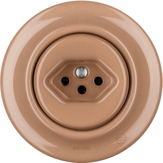 PORCELAIN WALL MOUNTED SWISS SOCKET DERMA - DYKE & DEAN