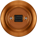 PORCELAIN WALL SOCKET BRONZE HDMI - DYKE & DEAN