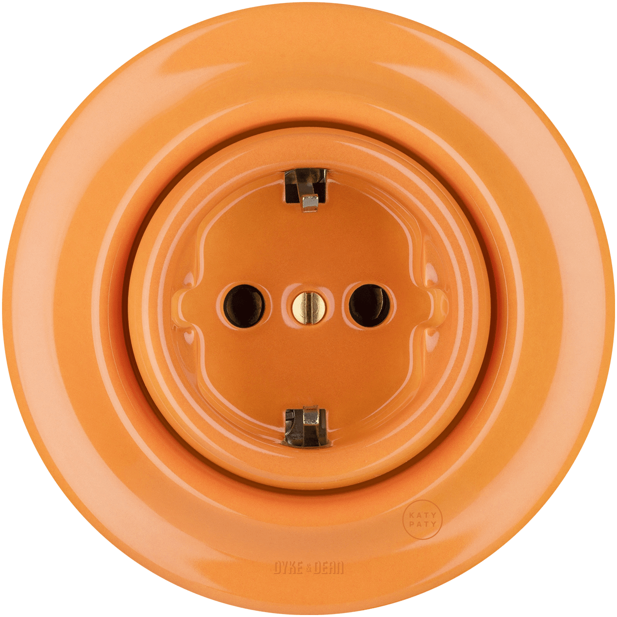 PORCELAIN WALL SOCKET CARROT SCHUKO - DYKE & DEAN