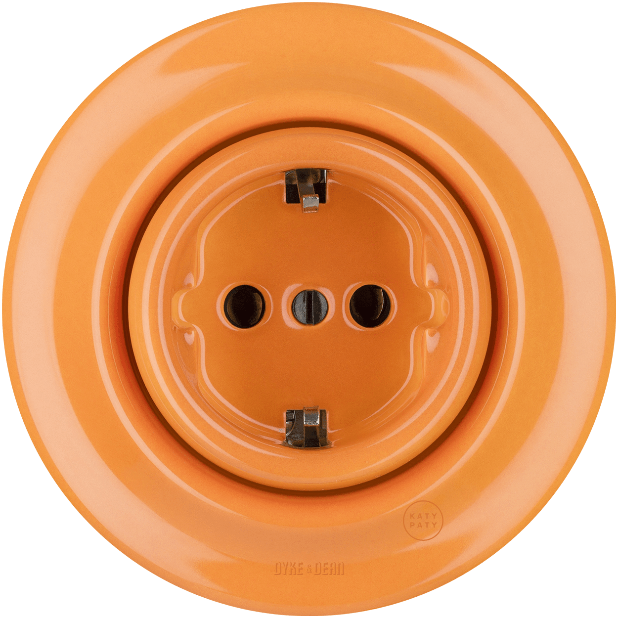 PORCELAIN WALL SOCKET CARROT SCHUKO - DYKE & DEAN