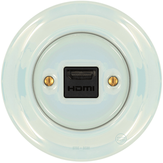 PORCELAIN WALL SOCKET CONCHA HDMI - DYKE & DEAN