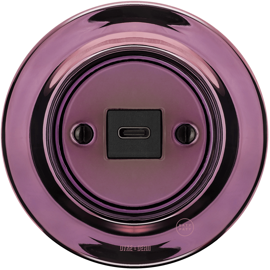 PORCELAIN WALL SOCKET PURPLE USB - C - DYKE & DEAN