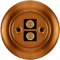 PORCELAIN WALL SPEAKER SOCKET BRONZE - DYKE & DEAN