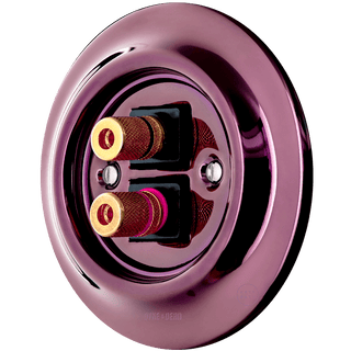PORCELAIN WALL SPEAKER SOCKET PURPLE - DYKE & DEAN
