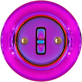 PORCELAIN WALL TOGGLE LIGHT SWITCH VIOLEDO - DYKE & DEAN