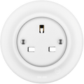 PORCELAIN WALL UK PLUG SOCKET MATT WHITE - DYKE & DEAN