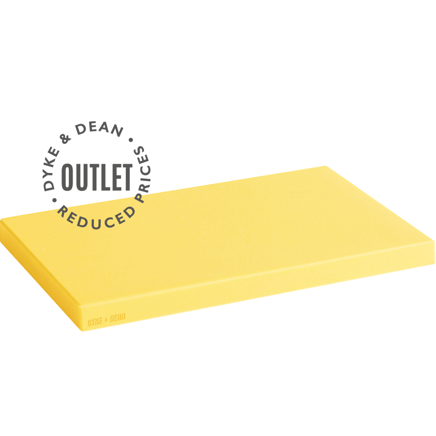 PRO BLOCK CHOPPING BOARD YELLOW OUTLET - DYKE & DEAN