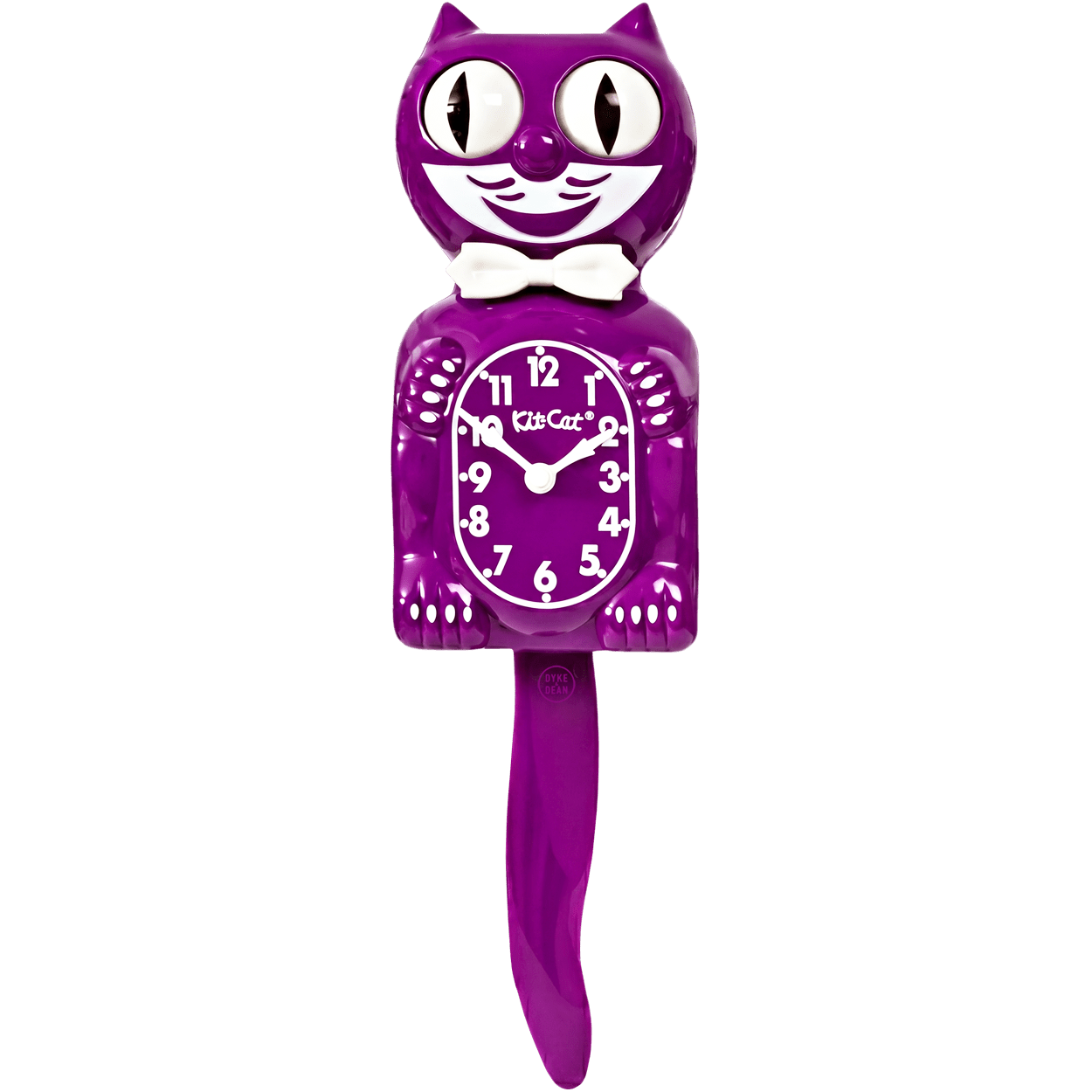 PURPLE KIT CAT KLOCK - DYKE & DEAN