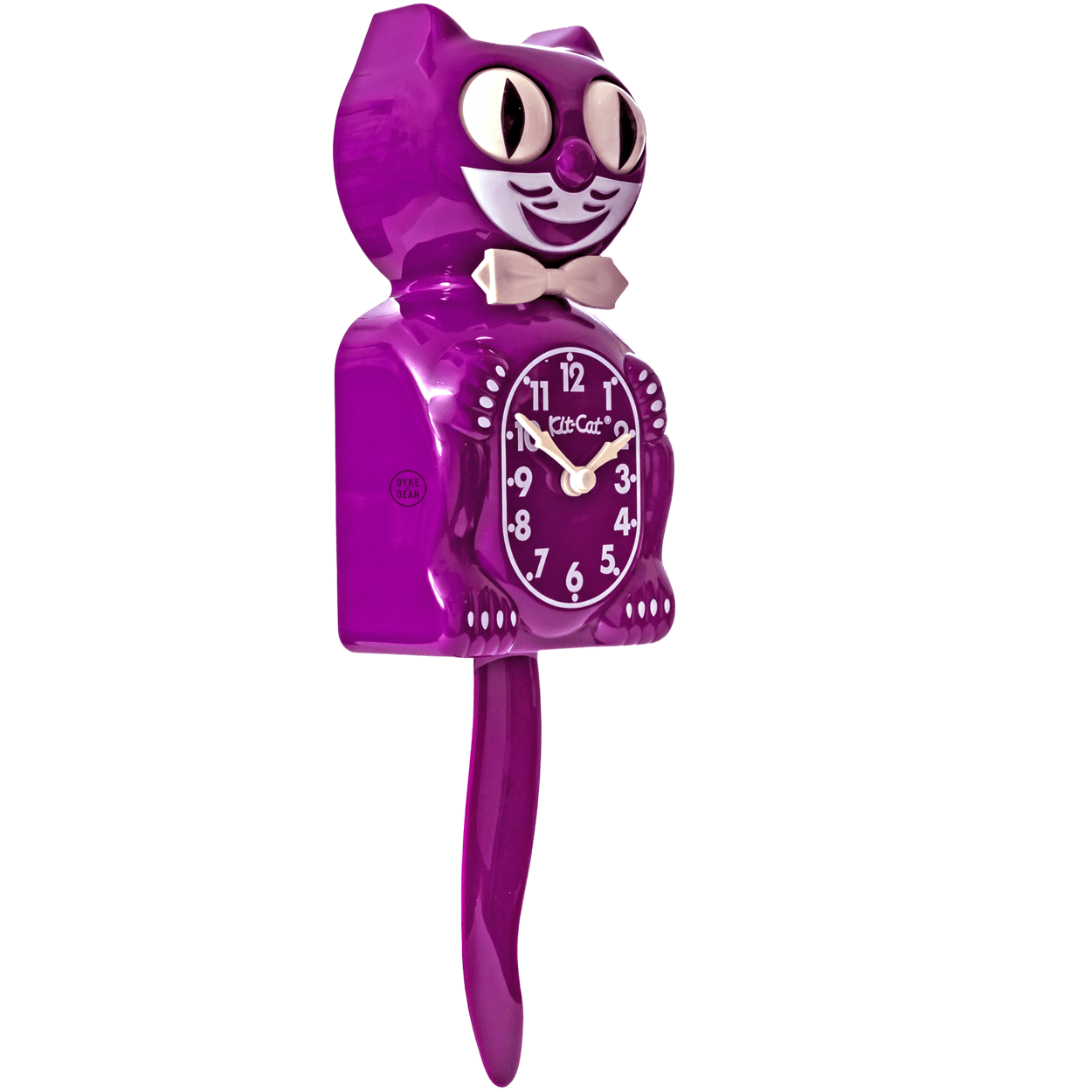 PURPLE KIT CAT KLOCK - DYKE & DEAN