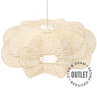 RATTAN PENDANT LAMPSHADE OUTLET - DYKE & DEAN