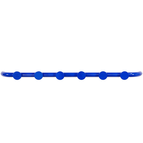 RETRO TUBE HALLWAY COAT RACK WITH 6 HOOKS BLUE - DYKE & DEAN