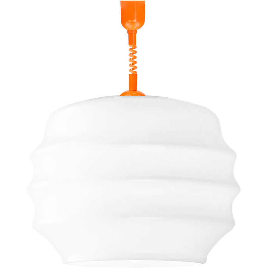 RIPPLE OPALINE RETRACTABLE CORD LIGHT LARGE - DYKE & DEAN