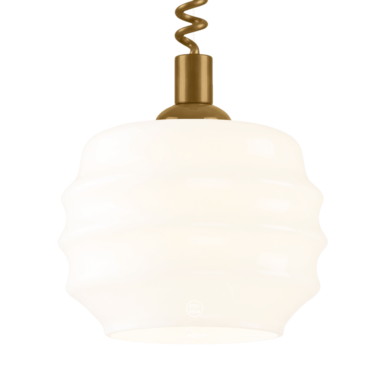 RIPPLE OPALINE RETRACTABLE CORD LIGHT SMALL - DYKE & DEAN