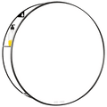 ROUND MIRROR & STORAGE UNIT - DYKE & DEAN